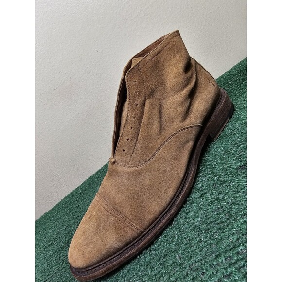 Frye Paul Lace UP Chukka Boots Faded Brown Mens Size 12 D